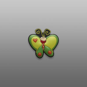 23163 Botón Infantil DY 006 Mariposa