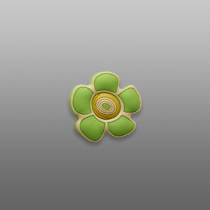 23163 Botón Infantil DY 018 Flor