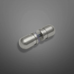 10072 Botón Enfrentado Ranurado 1" x 3,5cm