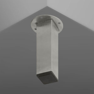 10547 Pata Cuadrada con Tapón Plástico 1 1/2" x 15cm