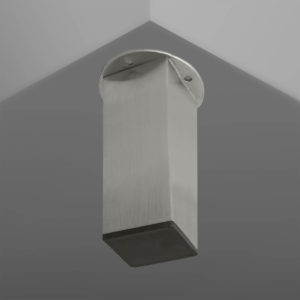 10558 Pata Cuadrada con Tapón Plástico 2" x 15cm