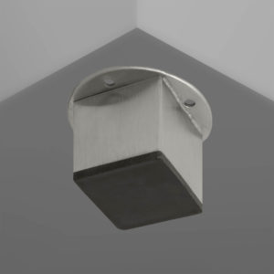 10559 Pata Cuadrada con Tapón Plástico 2" x 5cm