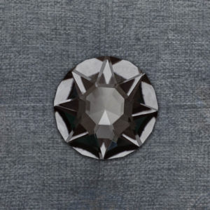 Botón Acrílico Tapiceria Gris